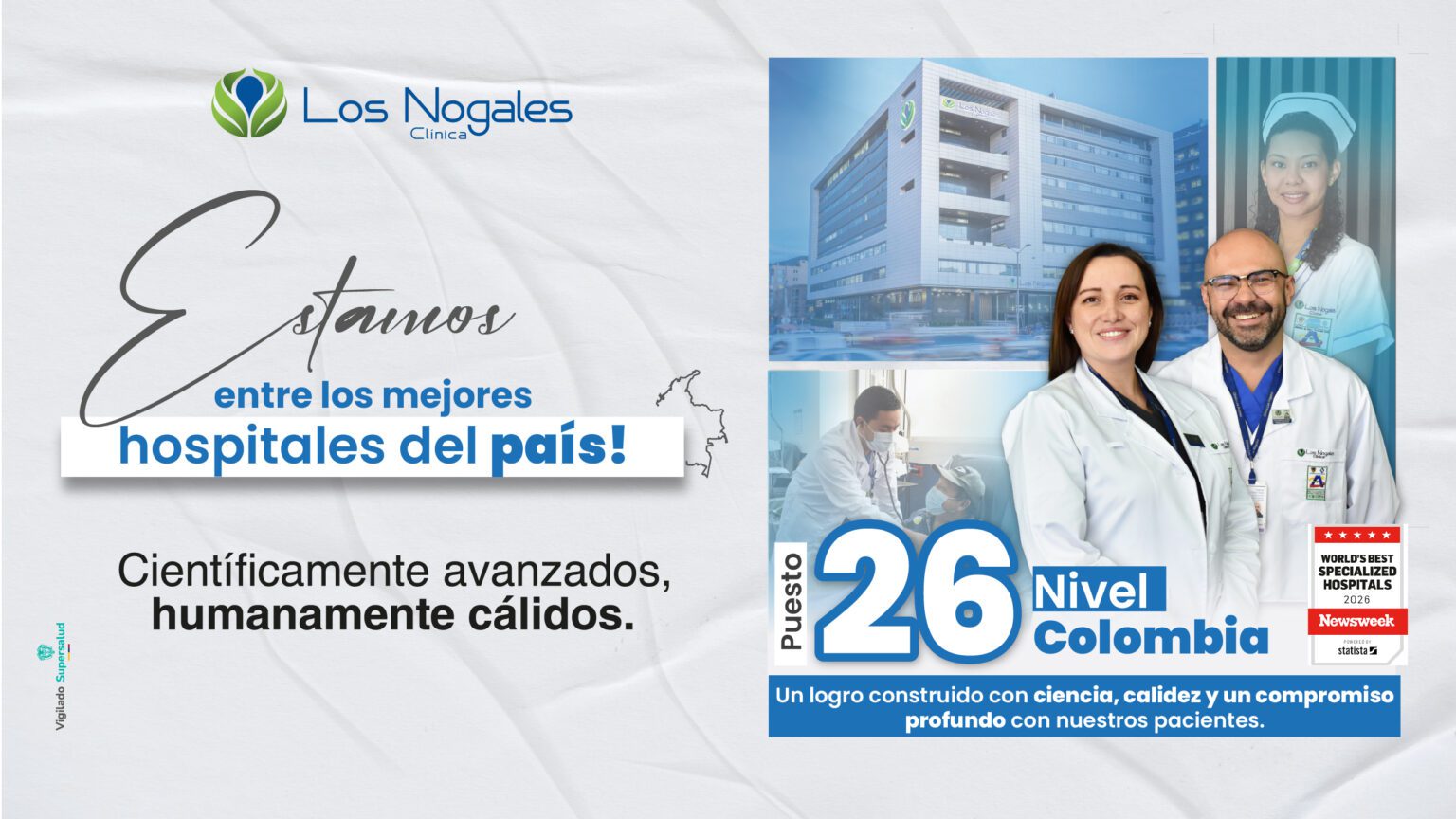 Clínica Los Nogales asciende en  ranking World’s Best Hospitals 2025 de Newsweek: